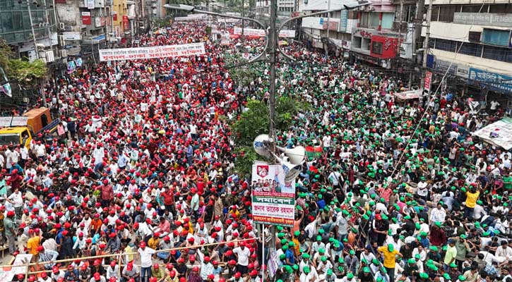 তারুণ্যের কণ্ঠে নির্বাচনের দাবি